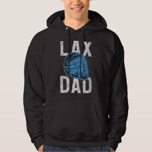 Veste À Capuche Homme Lax Casque Lacrosse Joueur Lax Papa Père