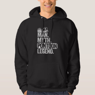 Veste À Capuche Homme Myth Pontoon Légende Papa grand-père Pontoon