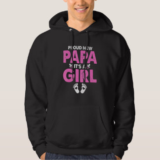 Veste À Capuche Hommes Fier Nouveau Papa C'Est Une Fille Genre Rév