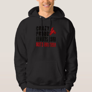 Veste À Capuche Hommes Fou Fier Motocross Brother Dirt Bike Broth