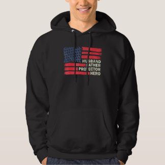 Veste À Capuche Hommes Mari Père Protecteur Héros - Fête des pères
