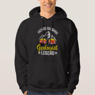 Veste À Capuche Hommes Père Mari Géologue Légende Géologie Rétro