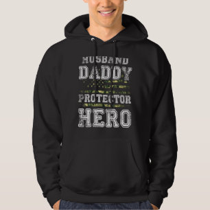 Veste À Capuche Hommes Soldat Daddy Mari Protector Hero Pères