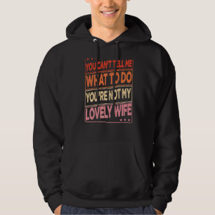 Veste À Capuche Hommes Vous ne pouvez pas me dire quoi faire Vous