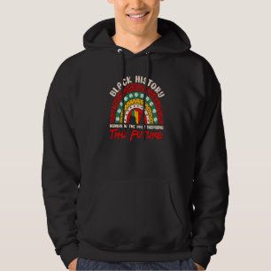 Veste À Capuche Honorer le passé inspirant de l'avenir Rainbow Bla