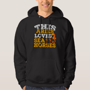 Veste À Capuche Horoscope SIGNE Zodiaque Aries Aime les Chevaux de