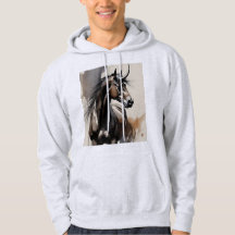 Horse Painting Long Sleeves Top