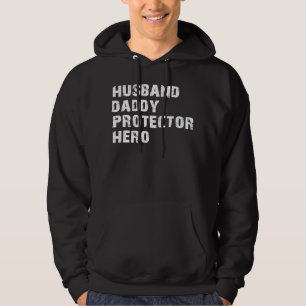 Veste À Capuche huband daddy protector hero