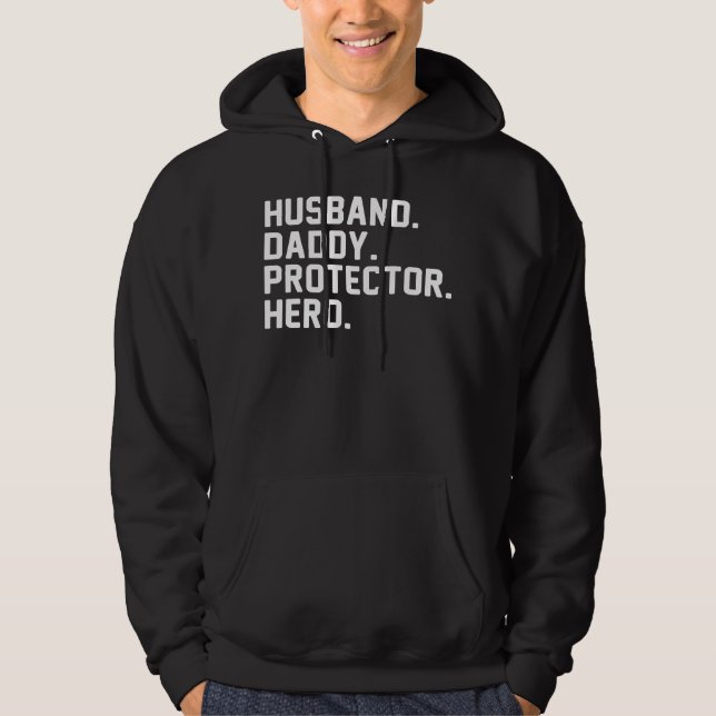 Veste À Capuche huband daddy protector hero (Devant)