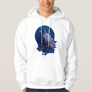 Veste À Capuche Huginn le Corbeau Minuit Nouvelles Nordiques