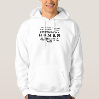 Veste À Capuche Human Hello Binary Code Promo QR Code Tech Humor