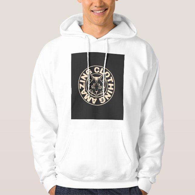 Veste À Capuche Humeur minimaliste (Devant)