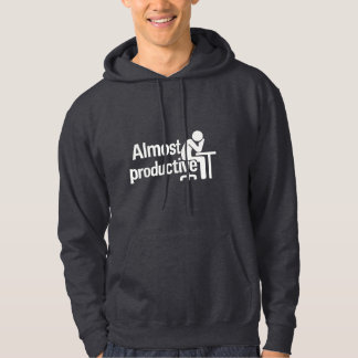 Veste À Capuche Humour de bureau presque productif