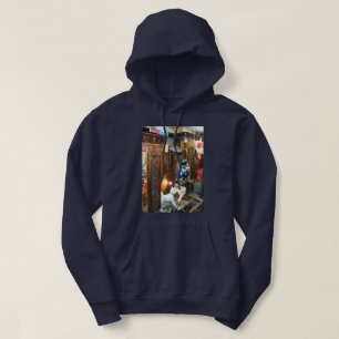 Veste À Capuche Humour Japonais - Chien tirant des culottes vers l