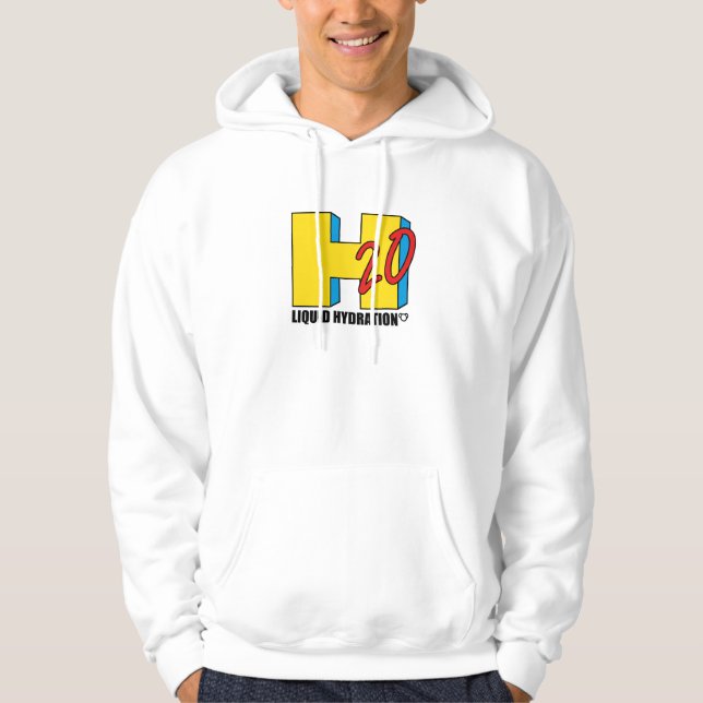 Veste À Capuche Hydratation de liquide de H2O (Devant)