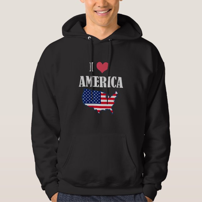 Veste À Capuche I America (Devant)