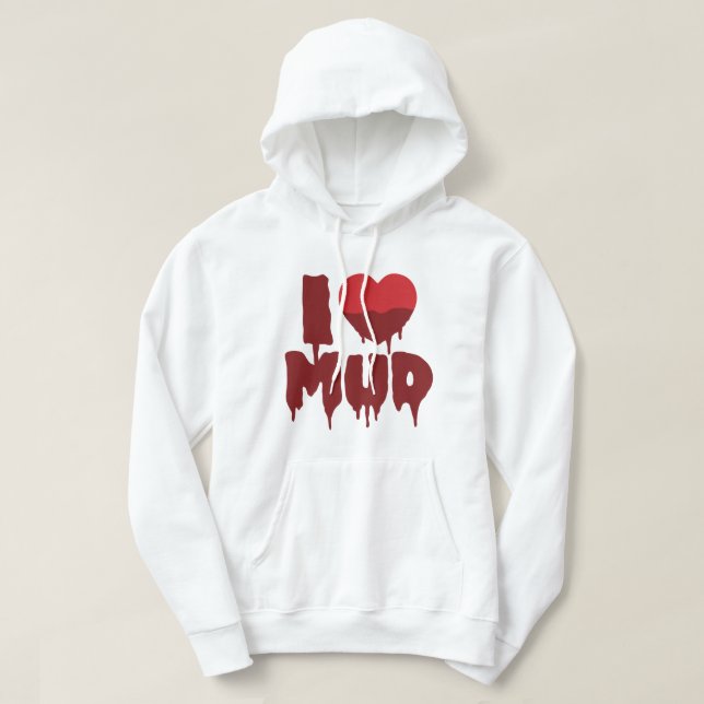Veste À Capuche I Coeur (Amour) Boue (Design devant)