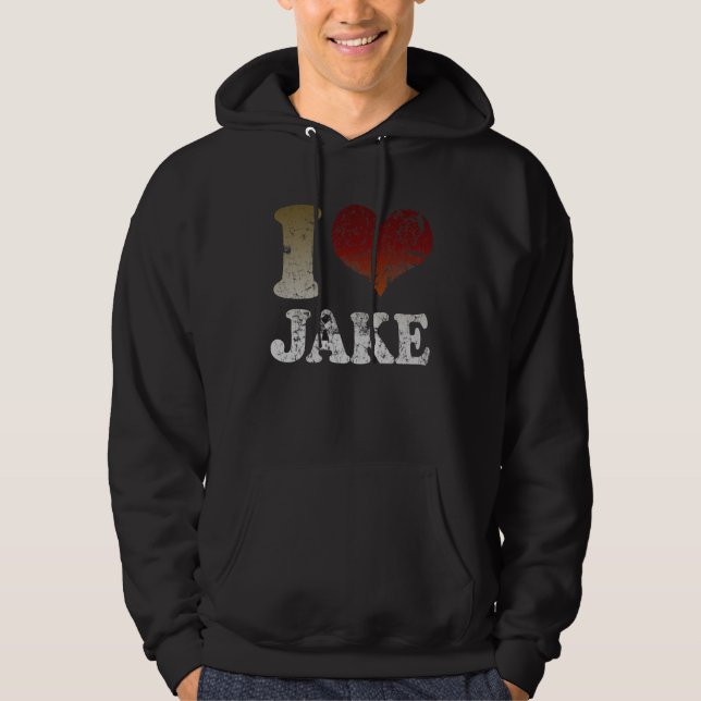 Veste À Capuche I coeur Jake (Devant)