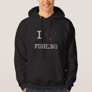 Veste À Capuche I [coeur] pêchant l'OBSCURITÉ à capuchon de