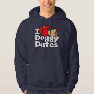 Veste À Capuche I dates de chienchien de coeur