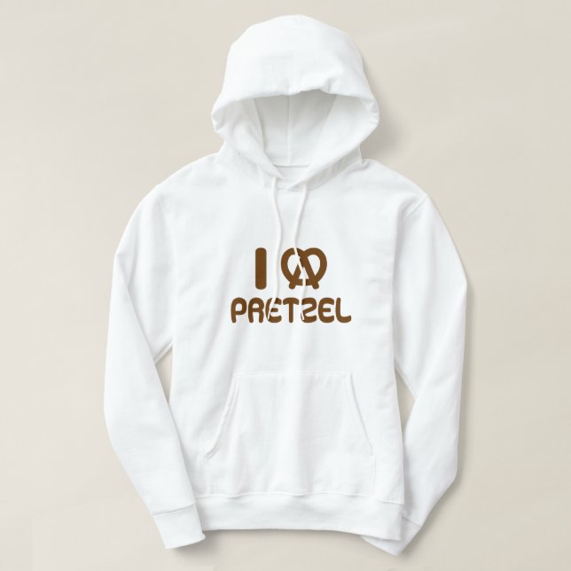 Veste À Capuche I Heart Pretzel (Design devant)