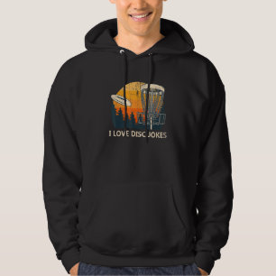 Veste À Capuche I Love Disque Plaisanteries Disque Golf Humour Gol
