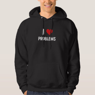 Veste À Capuche I Love Problems - Coeur - Math Science Research La