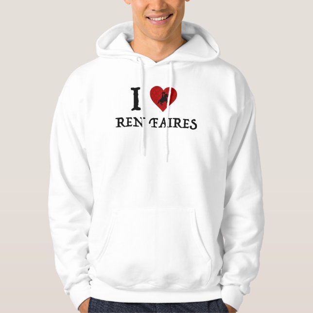 Veste À Capuche I Love Ren Faires (Devant)