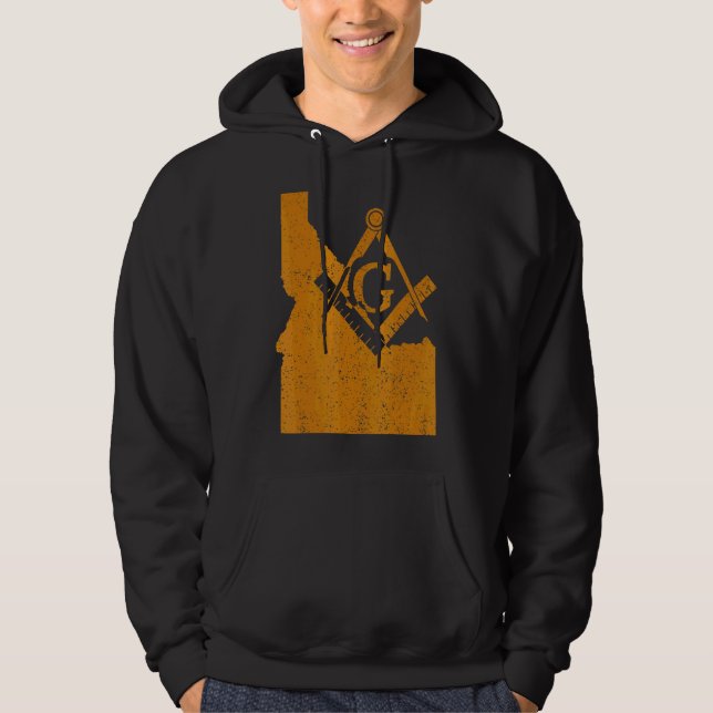 Veste À Capuche Idaho Masons Grand Lodge Af&am Freemason Père (Devant)