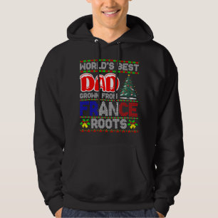 Veste À Capuche Idée Cadeau Noël Papa France Pull Ugly