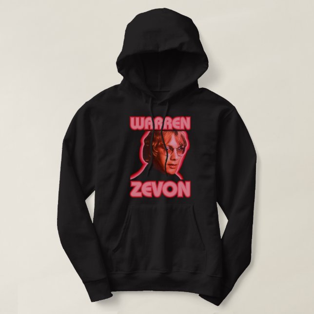 Veste À Capuche Idée cadeau Warren Art Zevon Noël (Design devant)