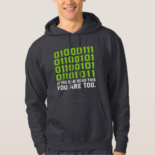 Veste À Capuche If You Can Read This Then You Are Too Coding Lover
