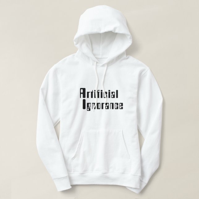 Veste À Capuche Ignorance artificielle (Design devant)