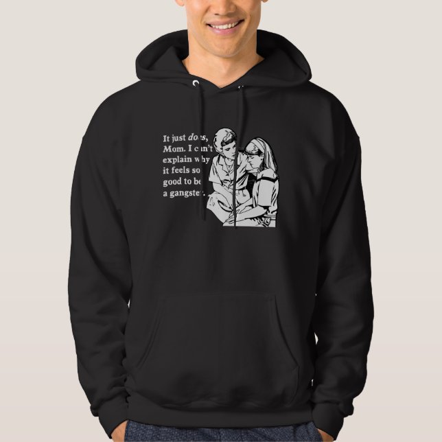 Veste À Capuche il se sent bien d'être un gangsta de bandit (Devant)