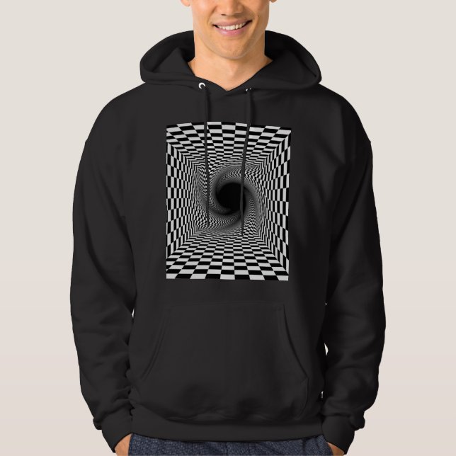 Veste À Capuche illusion optique (Devant)