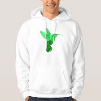 Veste À Capuche Illustration complexe du colibri vert