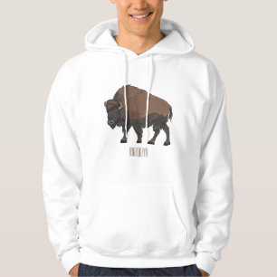 Veste À Capuche Illustration de bison