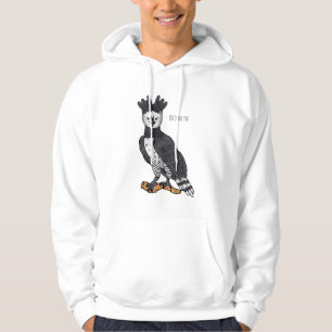 Veste À Capuche Illustration de dessin animé d'aigle harpie