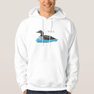 Veste À Capuche Illustration de Loon bird