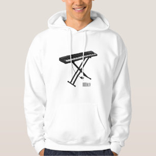 Veste À Capuche Illustration de piano clavier