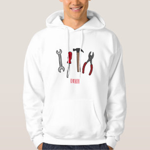 Veste À Capuche Illustration des outils de menuiserie