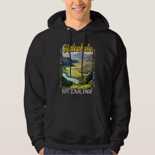 Veste À Capuche Illustration du parc national de Haleakala en état