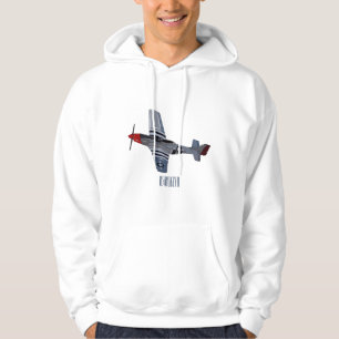 Veste À Capuche Illustration d'un avion de chasse-bombardier