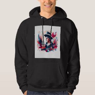Veste À Capuche Illustration patriotique d'explorateur colonial   