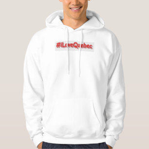 Veste À Capuche "#iLoveQuebec" Joli design. Commandez dès maintena