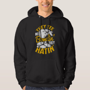 Veste À Capuche Ils Me Voient Bowlin' Ils Hatinent'