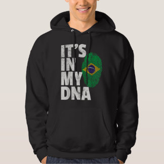 Veste À Capuche In My ADN Brazil Brazilian Flag Pride Men Wom