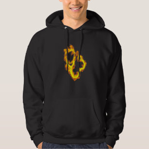 Veste À Capuche Infirmière de soins de médecin Flames Stethoscope