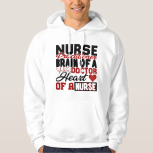 Veste À Capuche Infirmière Praticien Coeur Chemise