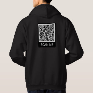 Veste À Capuche Informations d'analyse de code QR personnalisé Swe